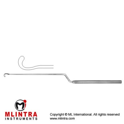Hardy Micro Sickle Dissector Bayonet Shaped - Sharp Stainless Steel, 24 cm - 9 1/2"
